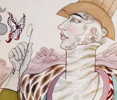 Detail of Eustace Tilley